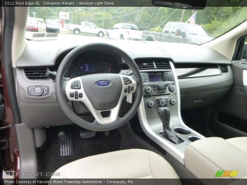 Cinnamon Metallic / Medium Light Stone 2012 Ford Edge SE