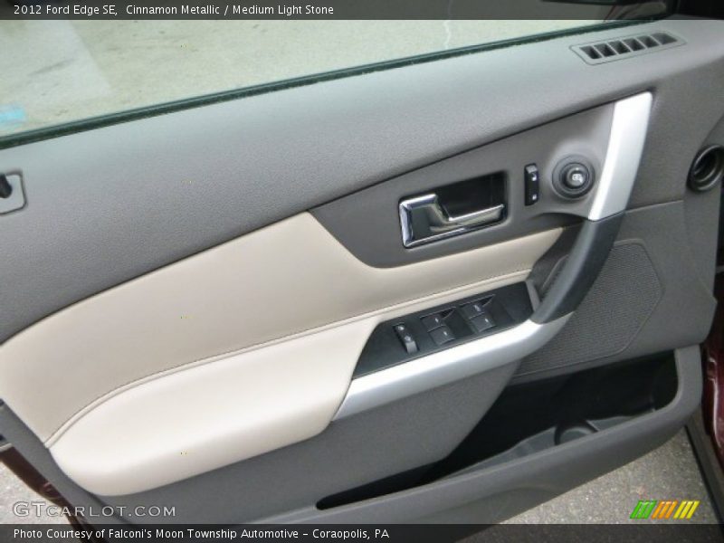 Cinnamon Metallic / Medium Light Stone 2012 Ford Edge SE