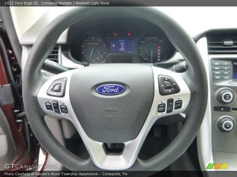Cinnamon Metallic / Medium Light Stone 2012 Ford Edge SE