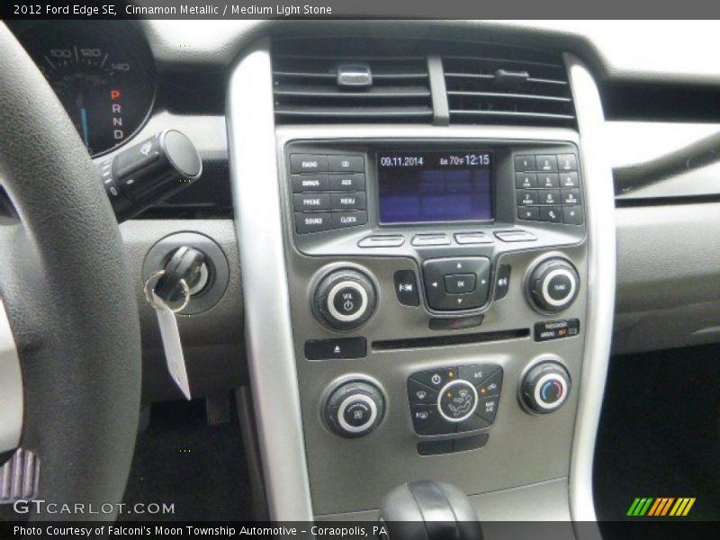 Cinnamon Metallic / Medium Light Stone 2012 Ford Edge SE