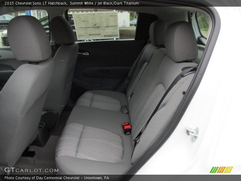 Summit White / Jet Black/Dark Titanium 2015 Chevrolet Sonic LT Hatchback