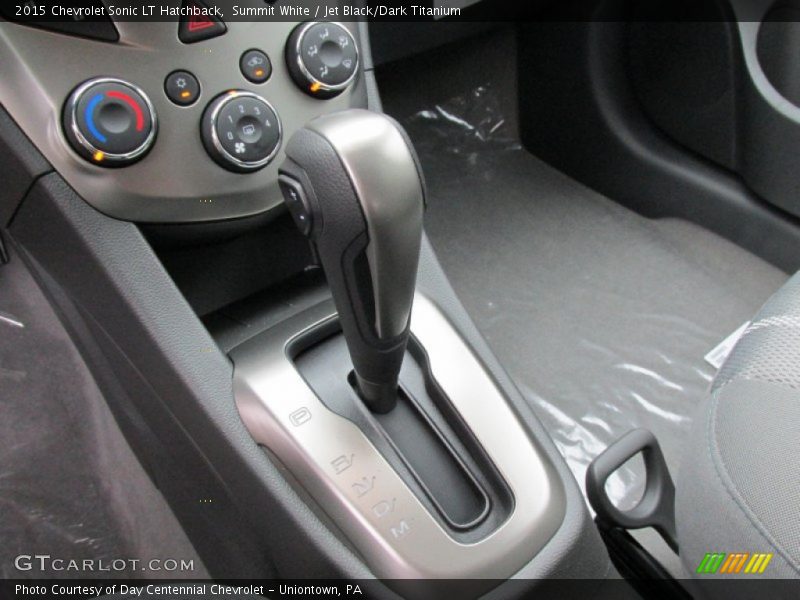 Summit White / Jet Black/Dark Titanium 2015 Chevrolet Sonic LT Hatchback