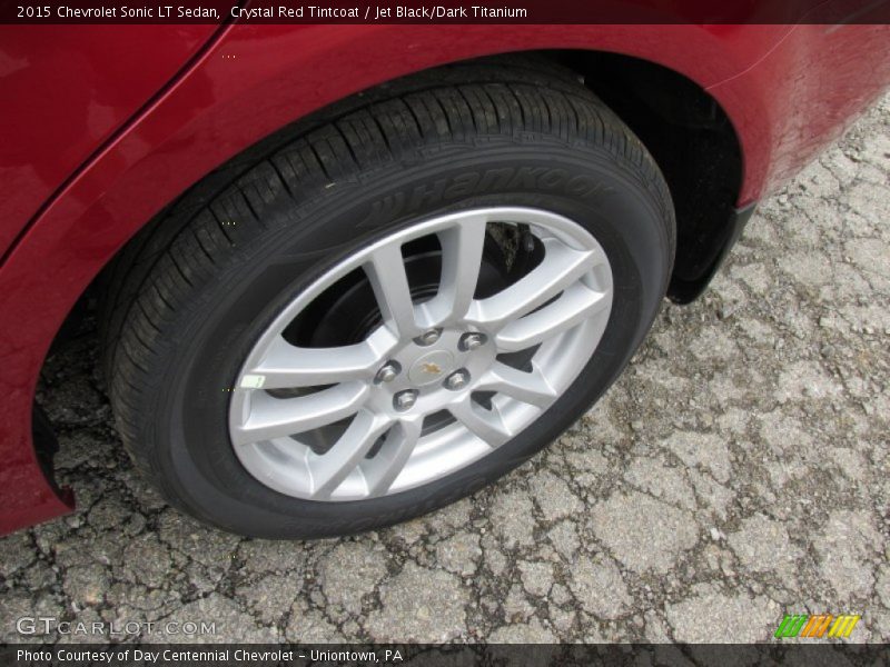 Crystal Red Tintcoat / Jet Black/Dark Titanium 2015 Chevrolet Sonic LT Sedan