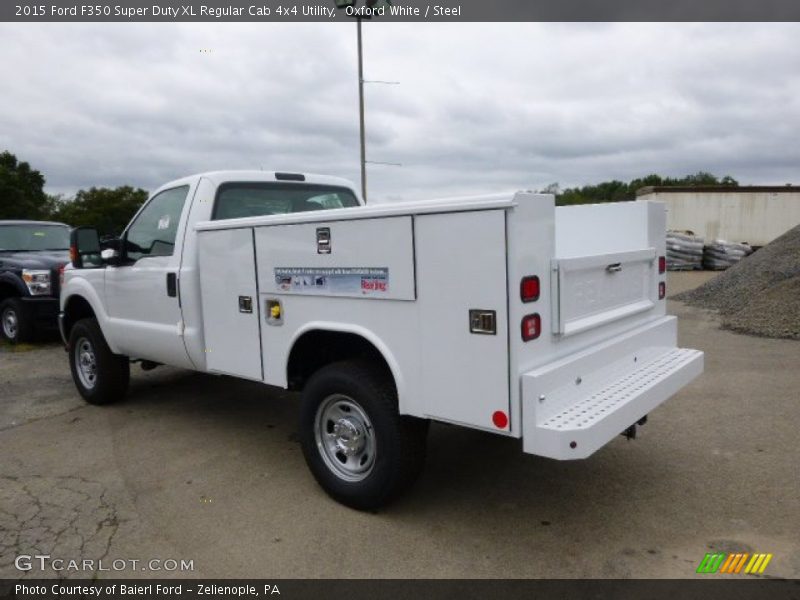 Oxford White / Steel 2015 Ford F350 Super Duty XL Regular Cab 4x4 Utility