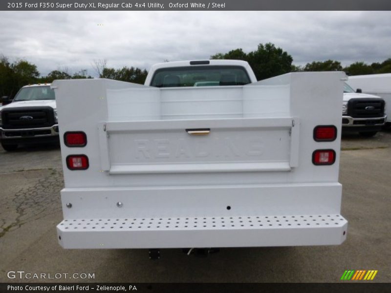 Oxford White / Steel 2015 Ford F350 Super Duty XL Regular Cab 4x4 Utility
