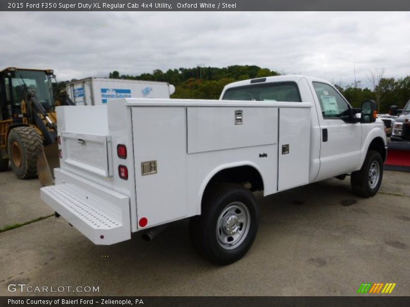Oxford White / Steel 2015 Ford F350 Super Duty XL Regular Cab 4x4 Utility