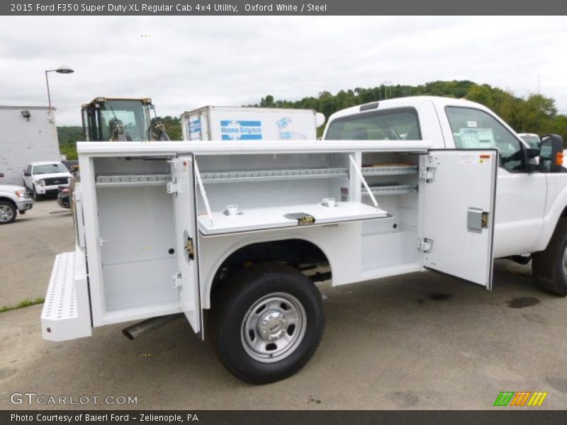 Oxford White / Steel 2015 Ford F350 Super Duty XL Regular Cab 4x4 Utility