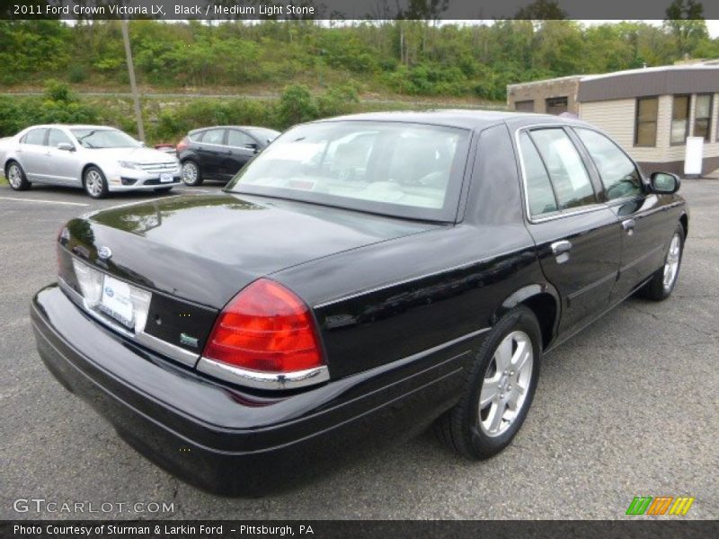 Black / Medium Light Stone 2011 Ford Crown Victoria LX