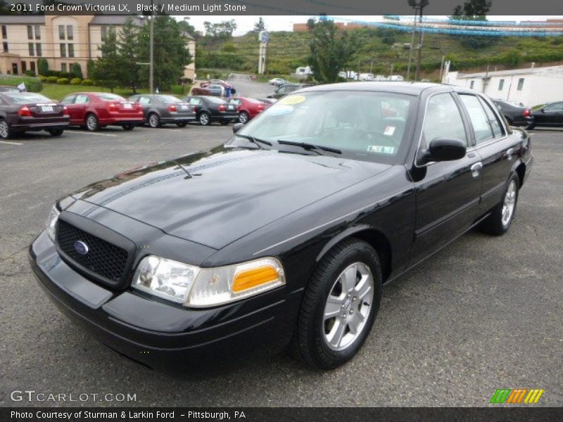 Black / Medium Light Stone 2011 Ford Crown Victoria LX