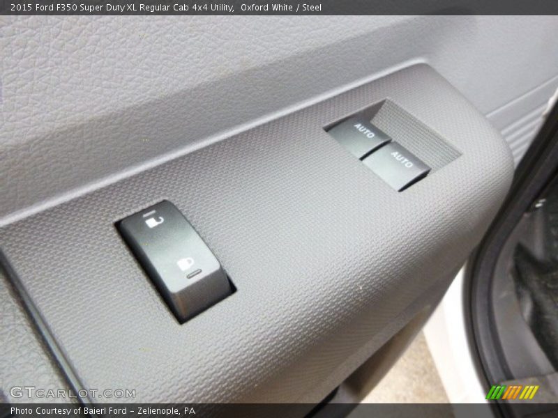 Oxford White / Steel 2015 Ford F350 Super Duty XL Regular Cab 4x4 Utility
