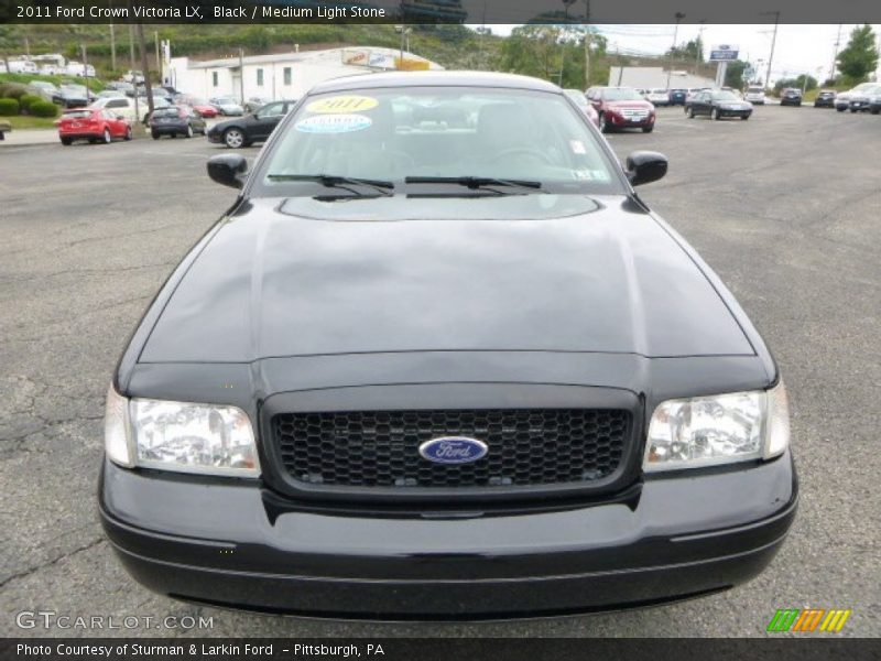Black / Medium Light Stone 2011 Ford Crown Victoria LX