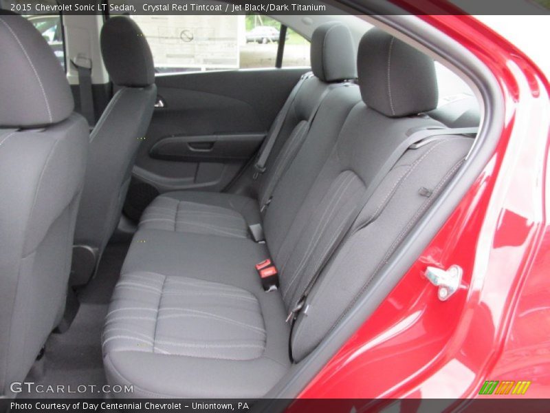 Crystal Red Tintcoat / Jet Black/Dark Titanium 2015 Chevrolet Sonic LT Sedan