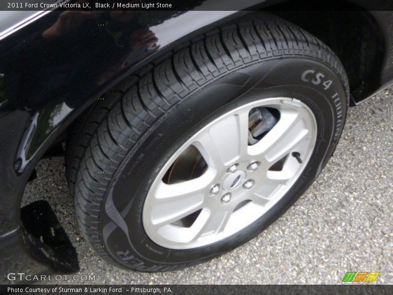 Black / Medium Light Stone 2011 Ford Crown Victoria LX