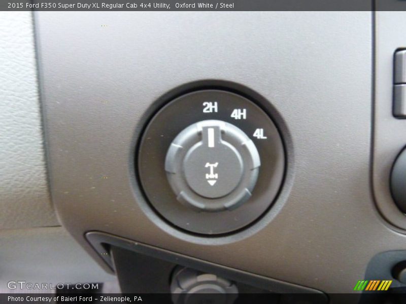 Oxford White / Steel 2015 Ford F350 Super Duty XL Regular Cab 4x4 Utility