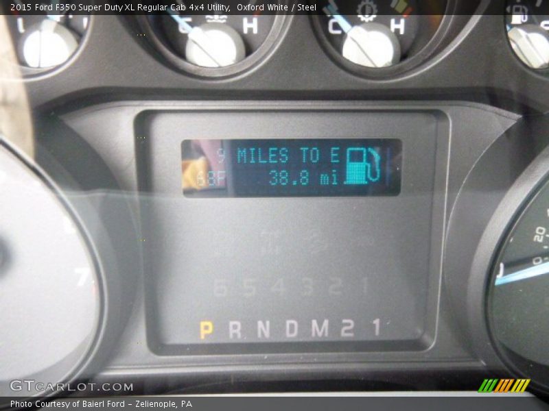 Oxford White / Steel 2015 Ford F350 Super Duty XL Regular Cab 4x4 Utility