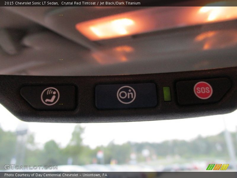 Crystal Red Tintcoat / Jet Black/Dark Titanium 2015 Chevrolet Sonic LT Sedan