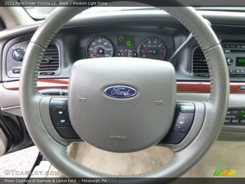 Black / Medium Light Stone 2011 Ford Crown Victoria LX