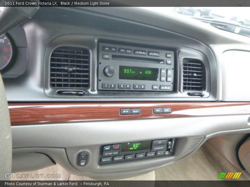 Black / Medium Light Stone 2011 Ford Crown Victoria LX