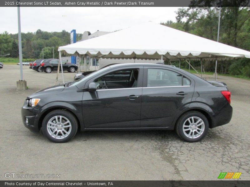 Ashen Gray Metallic / Dark Pewter/Dark Titanium 2015 Chevrolet Sonic LT Sedan