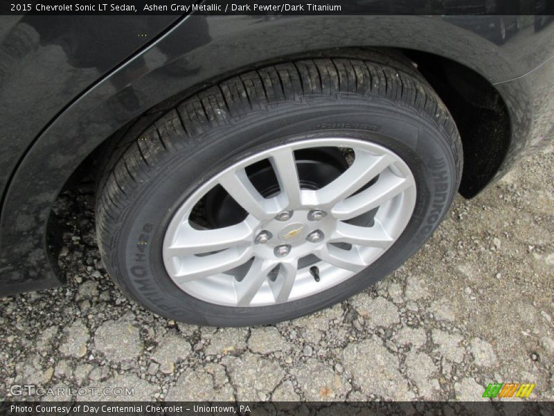 Ashen Gray Metallic / Dark Pewter/Dark Titanium 2015 Chevrolet Sonic LT Sedan