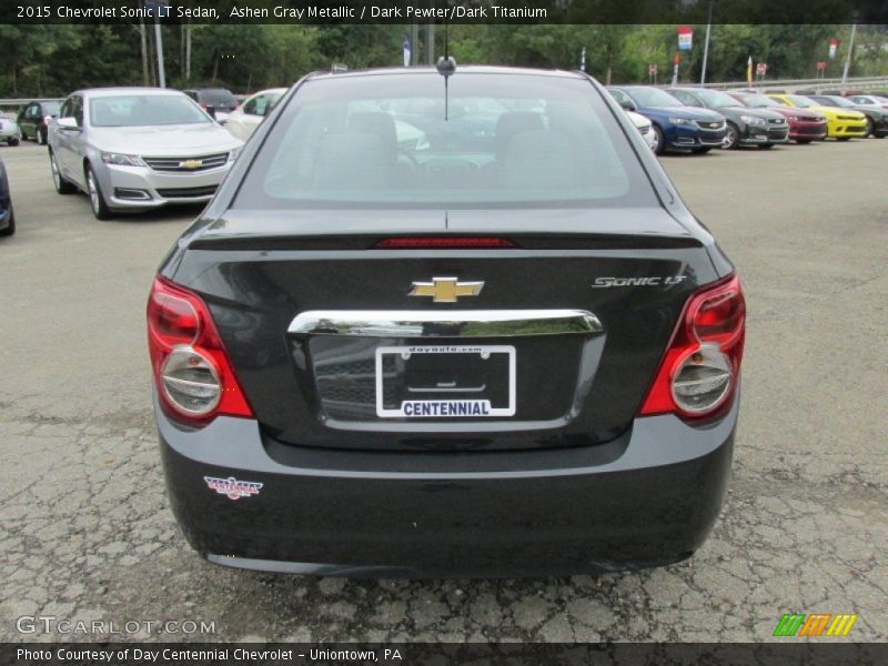 Ashen Gray Metallic / Dark Pewter/Dark Titanium 2015 Chevrolet Sonic LT Sedan