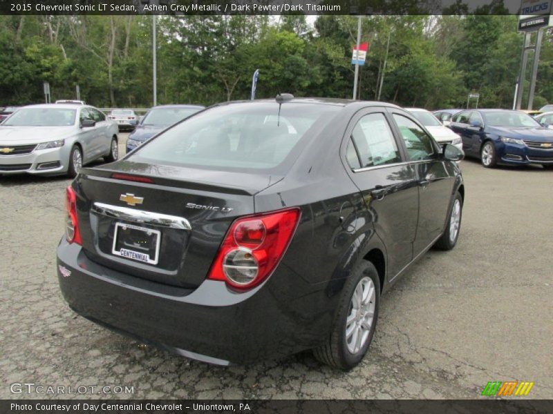 Ashen Gray Metallic / Dark Pewter/Dark Titanium 2015 Chevrolet Sonic LT Sedan