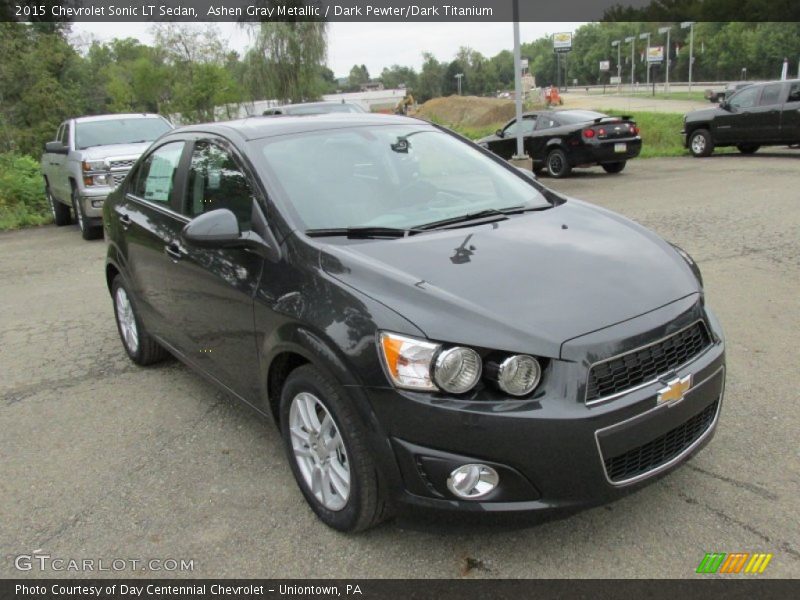 Ashen Gray Metallic / Dark Pewter/Dark Titanium 2015 Chevrolet Sonic LT Sedan