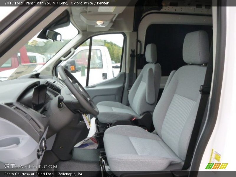  2015 Transit Van 250 MR Long Pewter Interior
