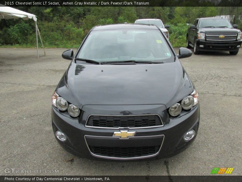 Ashen Gray Metallic / Dark Pewter/Dark Titanium 2015 Chevrolet Sonic LT Sedan