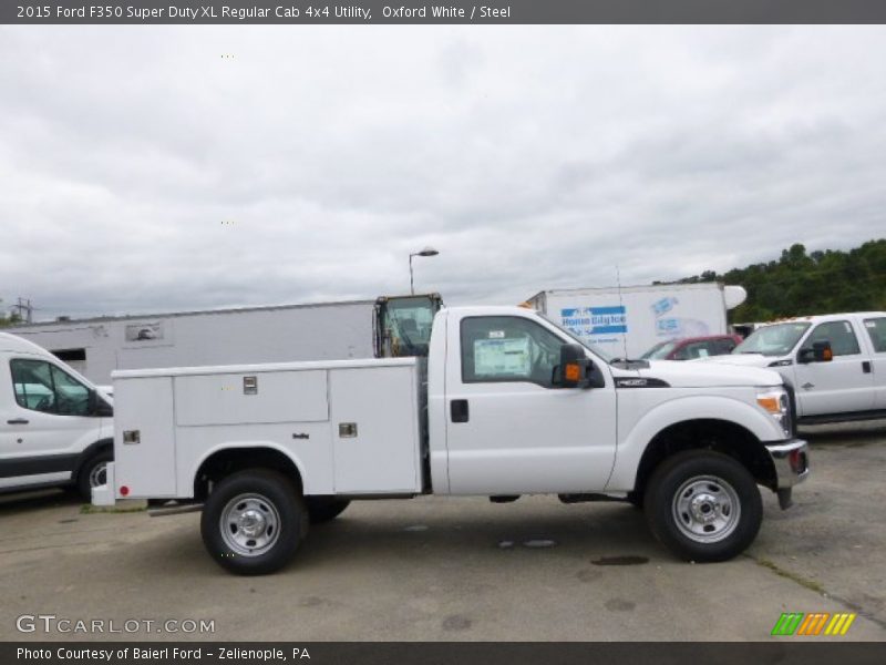 Oxford White / Steel 2015 Ford F350 Super Duty XL Regular Cab 4x4 Utility