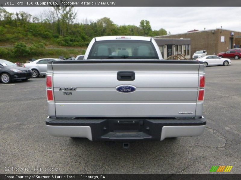 Ingot Silver Metallic / Steel Gray 2011 Ford F150 XL SuperCab