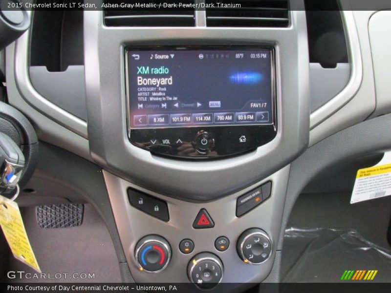 Ashen Gray Metallic / Dark Pewter/Dark Titanium 2015 Chevrolet Sonic LT Sedan