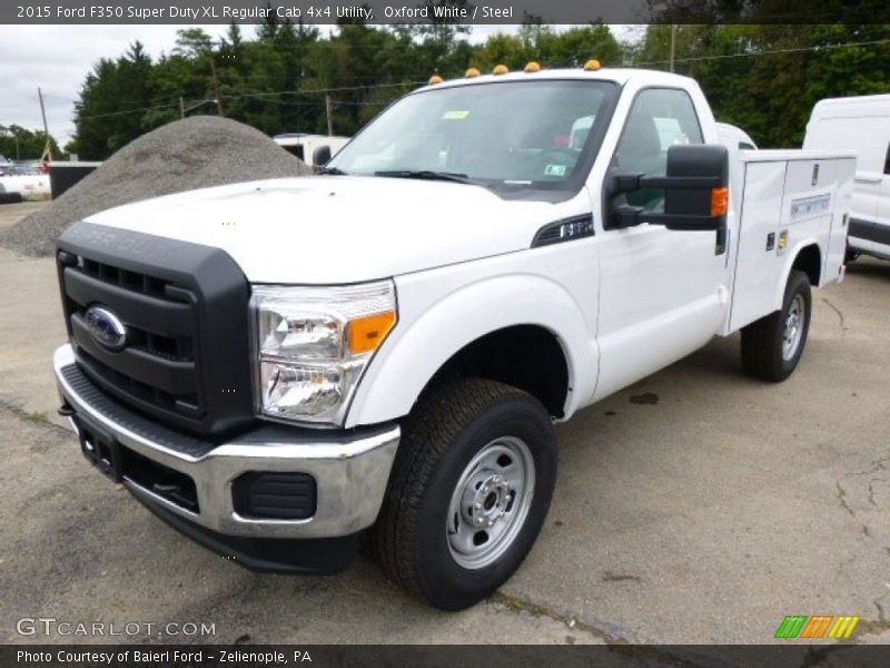 Front 3/4 View of 2015 F350 Super Duty XL Regular Cab 4x4 Utility