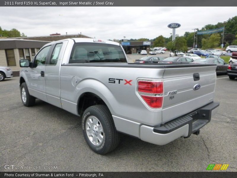 Ingot Silver Metallic / Steel Gray 2011 Ford F150 XL SuperCab