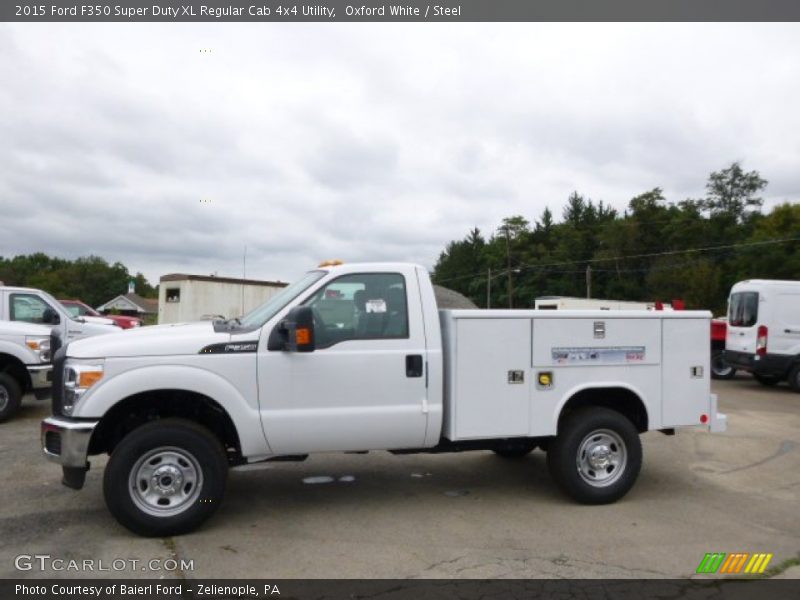  2015 F350 Super Duty XL Regular Cab 4x4 Utility Oxford White