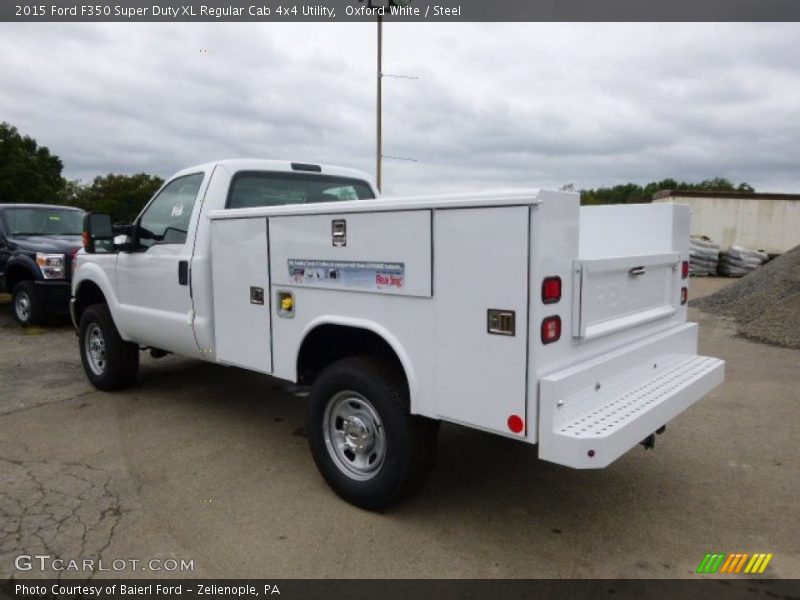 Oxford White / Steel 2015 Ford F350 Super Duty XL Regular Cab 4x4 Utility