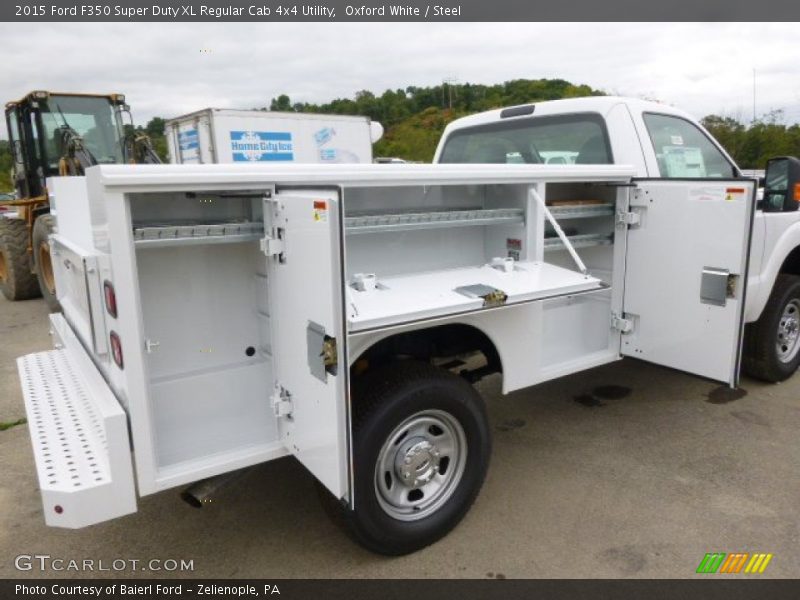 Oxford White / Steel 2015 Ford F350 Super Duty XL Regular Cab 4x4 Utility