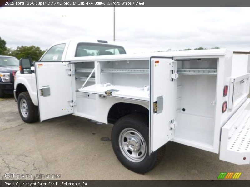  2015 F350 Super Duty XL Regular Cab 4x4 Utility Oxford White