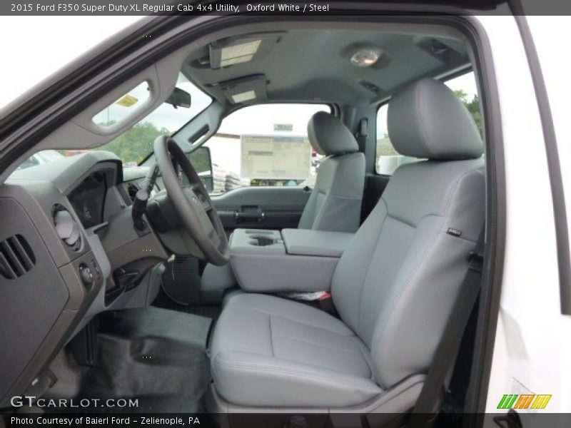 Front Seat of 2015 F350 Super Duty XL Regular Cab 4x4 Utility
