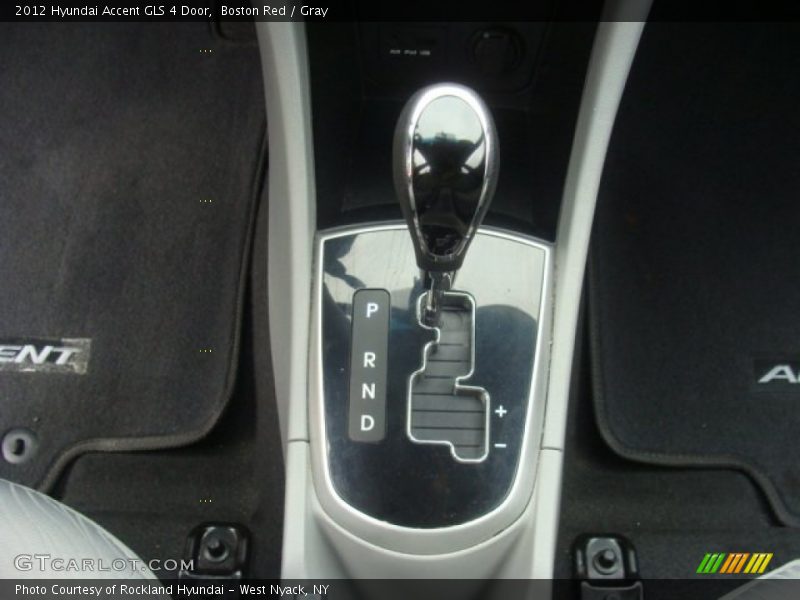 Boston Red / Gray 2012 Hyundai Accent GLS 4 Door