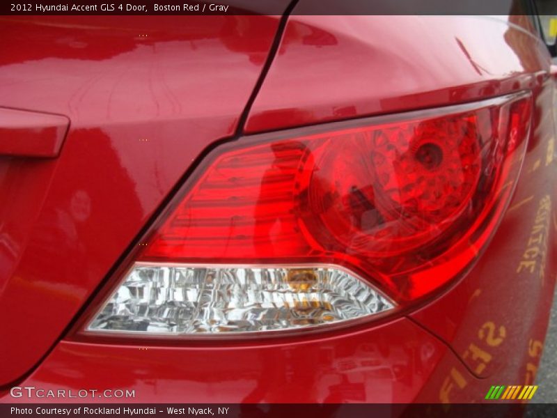 Boston Red / Gray 2012 Hyundai Accent GLS 4 Door