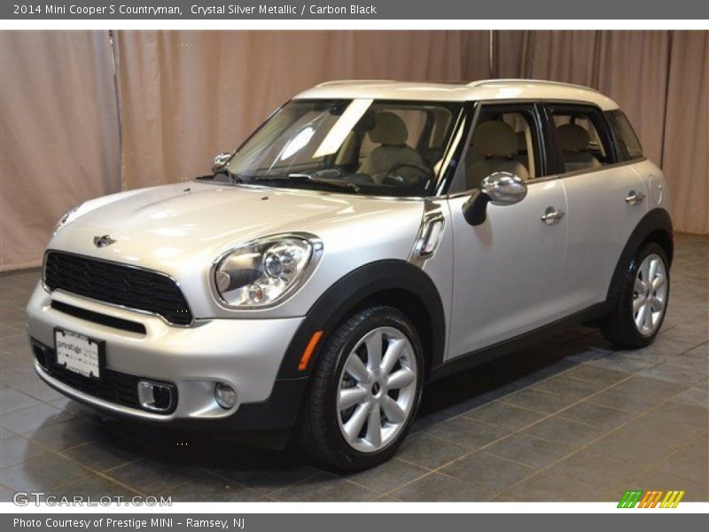 Crystal Silver Metallic / Carbon Black 2014 Mini Cooper S Countryman