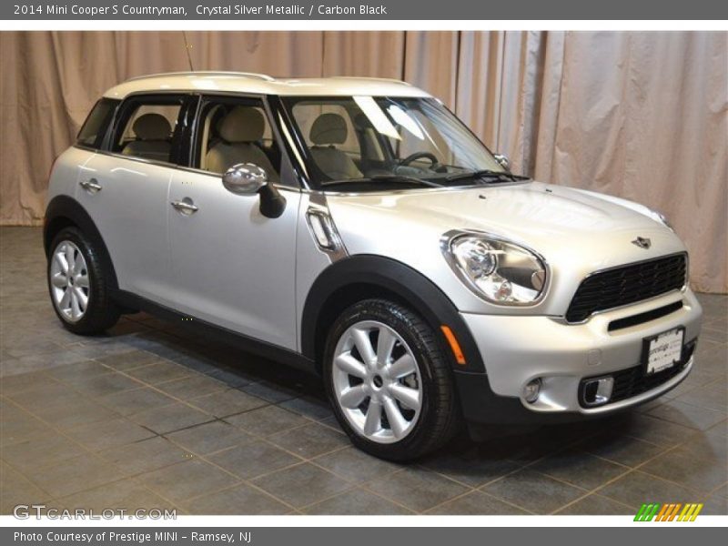 Crystal Silver Metallic / Carbon Black 2014 Mini Cooper S Countryman
