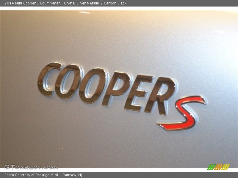 Crystal Silver Metallic / Carbon Black 2014 Mini Cooper S Countryman