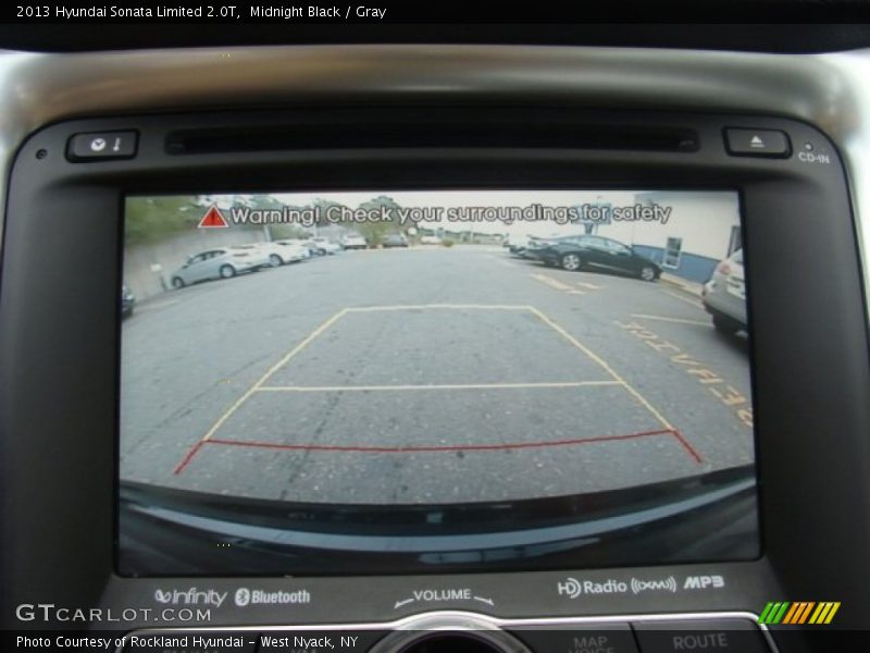 Midnight Black / Gray 2013 Hyundai Sonata Limited 2.0T