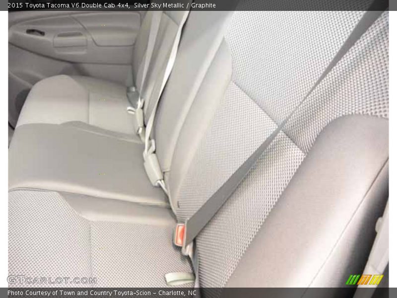 Silver Sky Metallic / Graphite 2015 Toyota Tacoma V6 Double Cab 4x4