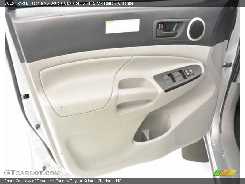 Silver Sky Metallic / Graphite 2015 Toyota Tacoma V6 Double Cab 4x4