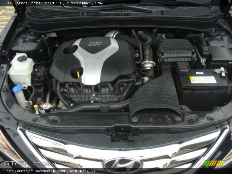 Midnight Black / Gray 2013 Hyundai Sonata Limited 2.0T