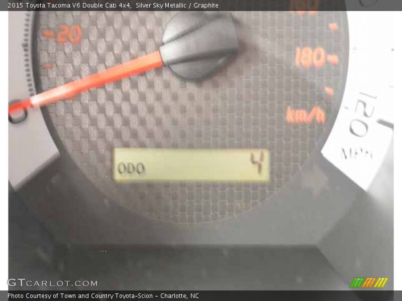Silver Sky Metallic / Graphite 2015 Toyota Tacoma V6 Double Cab 4x4