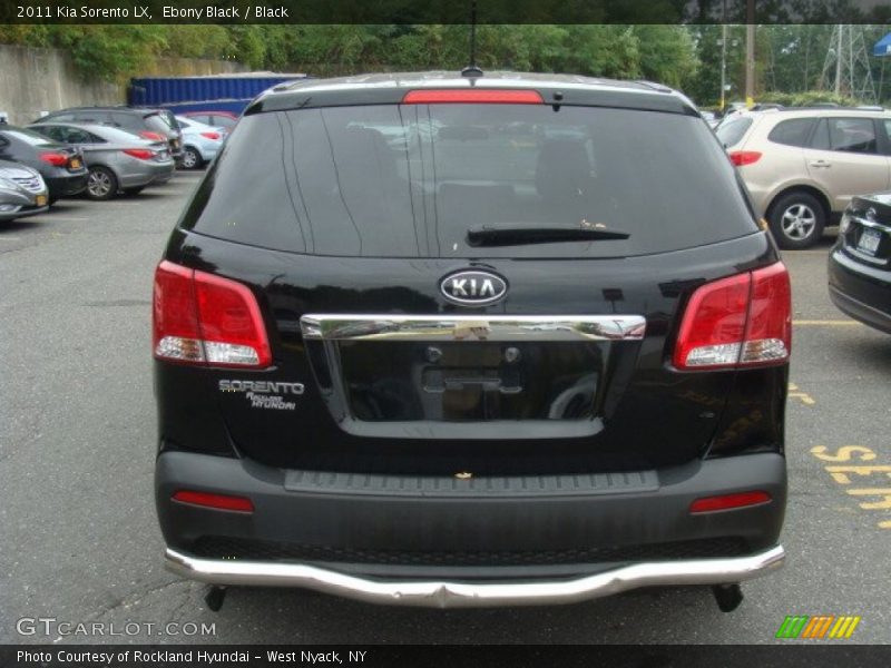 Ebony Black / Black 2011 Kia Sorento LX